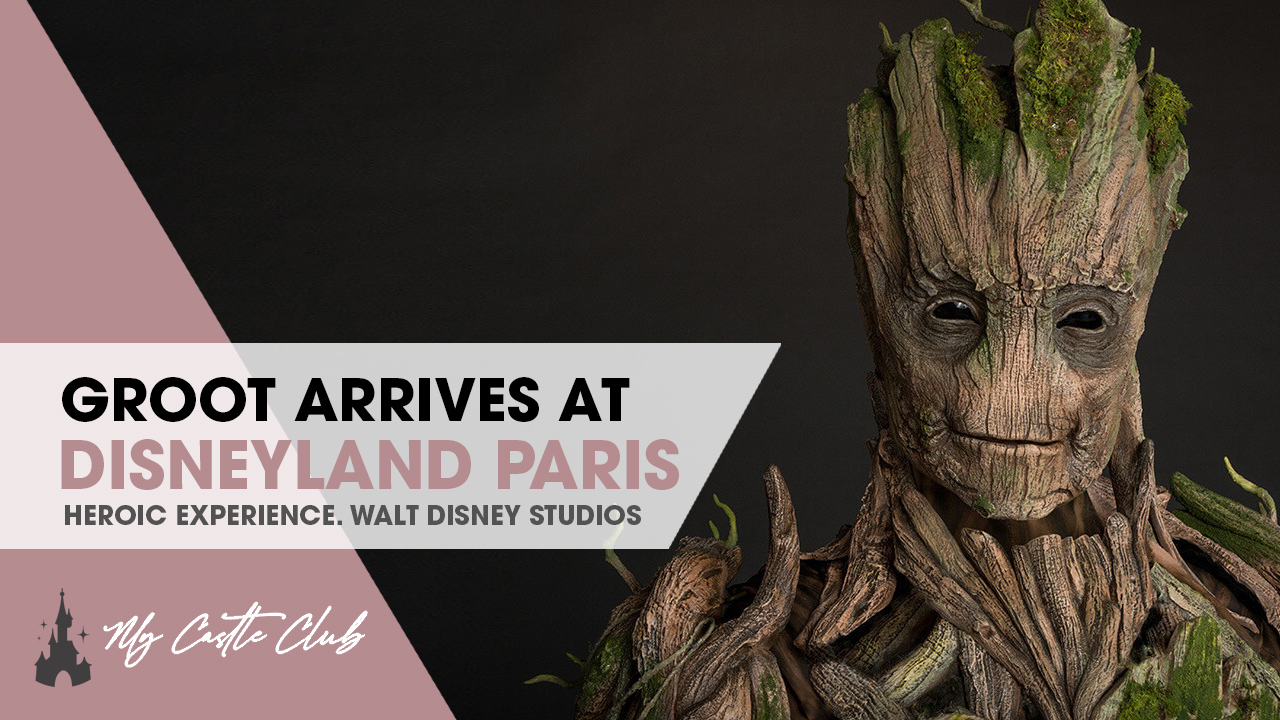 Groot Arrives at the Heroic Experience at Walt Disney Studios, Disneyland Paris.