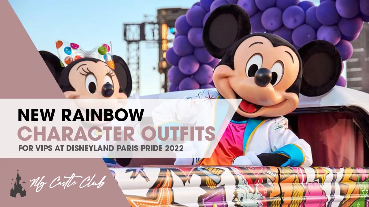 New Character Outfits for Disneyland Paris Pride 2022