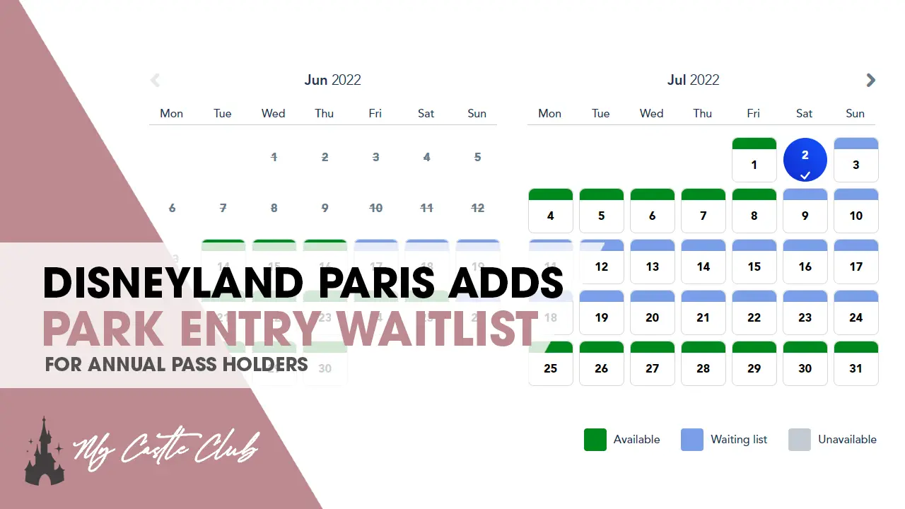 Disneyland Paris Introduces Advanced Registration Waitlist for Annual Passholders