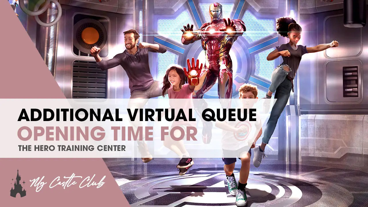 Additional Hero Training Center Virtual Queues Times at Disneyland Paris