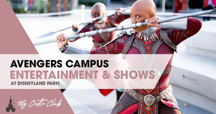 Entertainment at Avengers Campus Paris