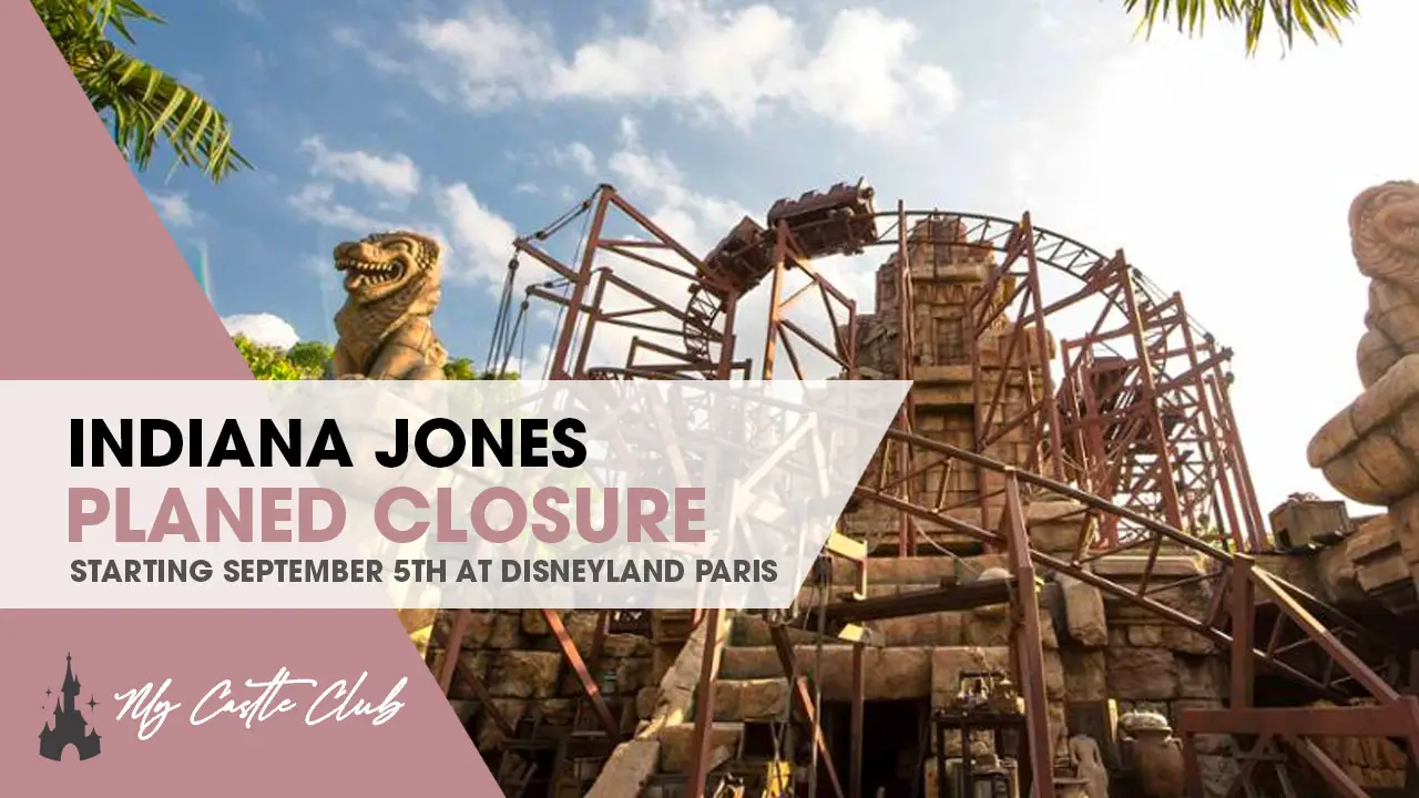 Indiana Jones Temple of Peril Planned Attraction Closure at Disneyland Paris