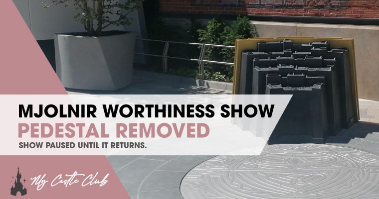Mjolnir Worthiness Show Pedestal Removed From Avengers Campus at Disneyland Paris