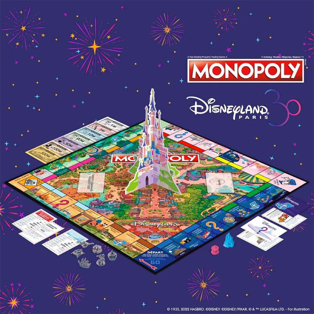 Disneyland Paris 30th Anniversary Monopoly Gameboard