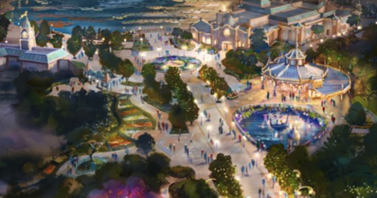 Walt Disney Studios Concept Art Revealed at D23 shows new Rapunzel attraction details