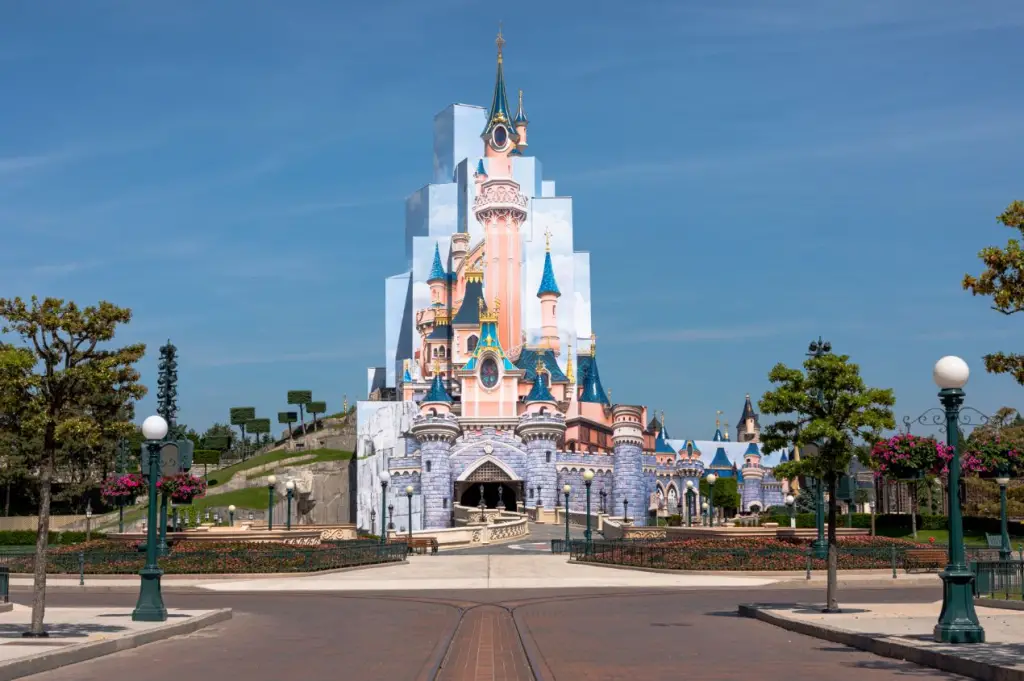 disneyland paris sleeping beauty castle tarpaulin products