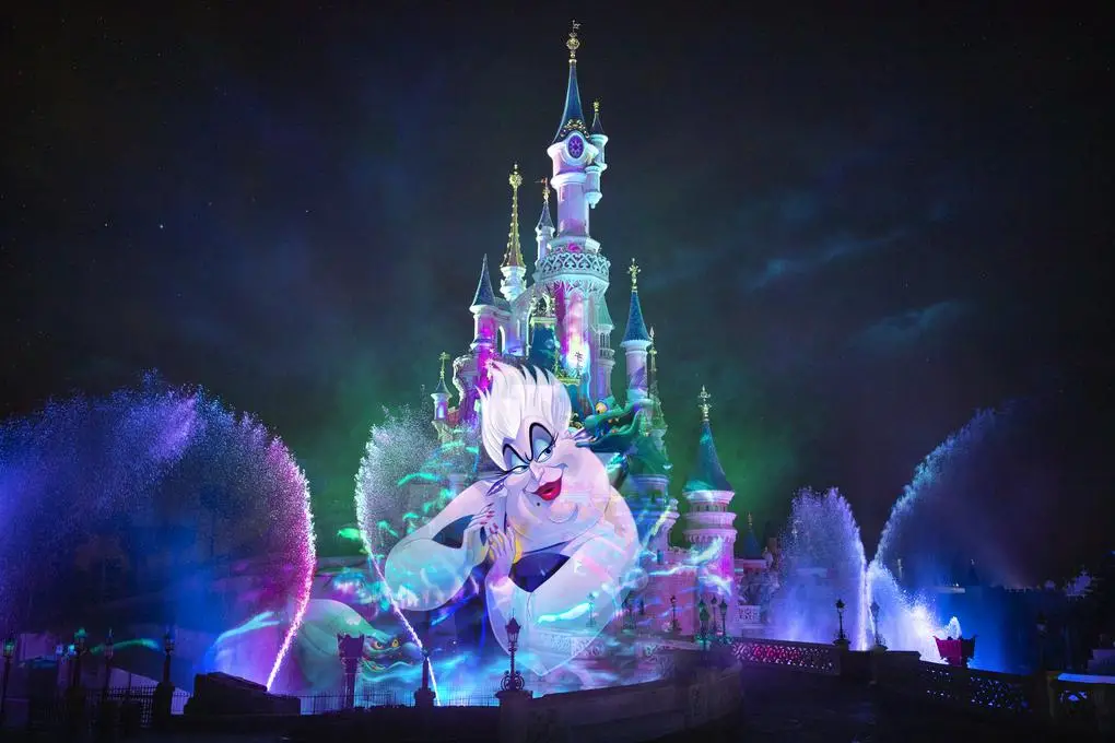 Nightfall with Disney Villains at Disneyland Paris Halloween Season