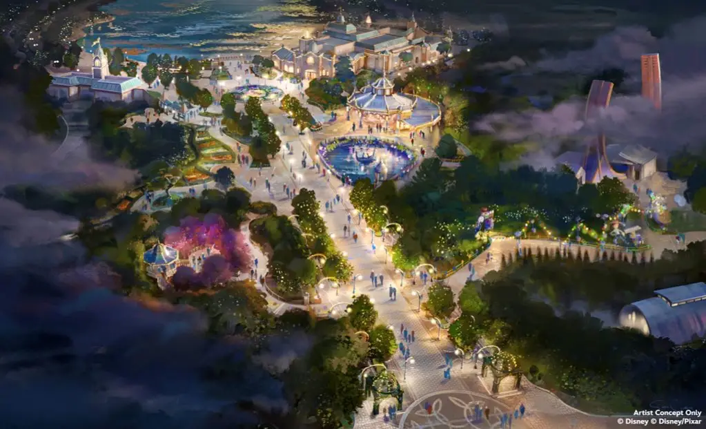 Walt Disney Studios Concept Art Revealed at D23 shows new Rapunzel attraction details