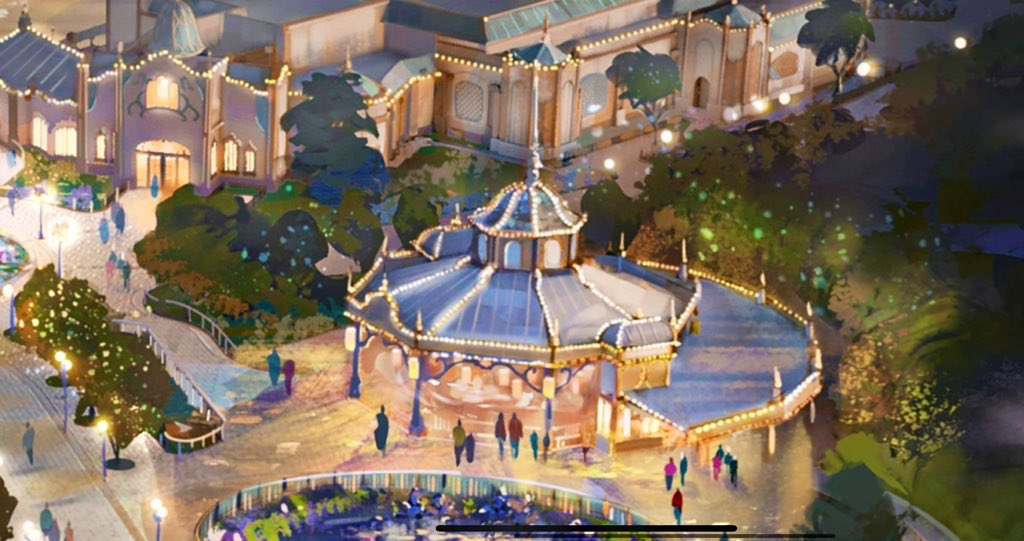 Walt Disney Studios Concept Art Revealed at D23 shows new Rapunzel attraction details