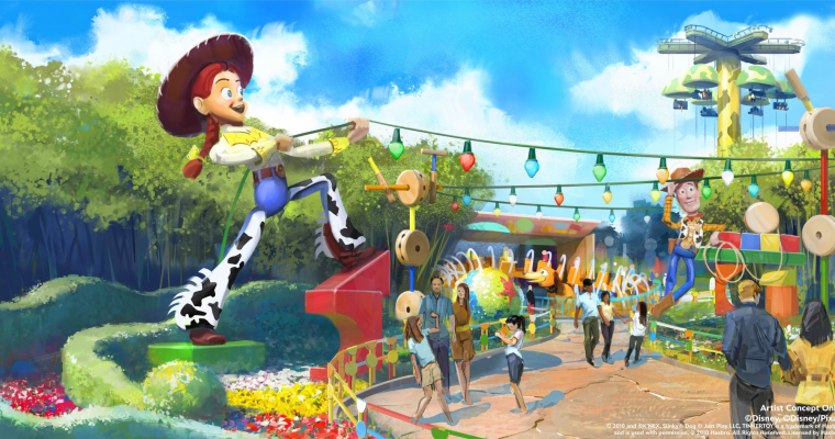 Walt Disney Studios Toy Story Garden Concept Art Revealed at D23