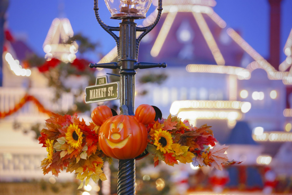 Halloween Decorations  at Disneyland Paris Halloween Season