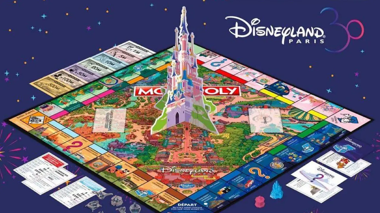 Disneyland Paris 30th Anniversary Monopoly Game to be Released on 19th of October.