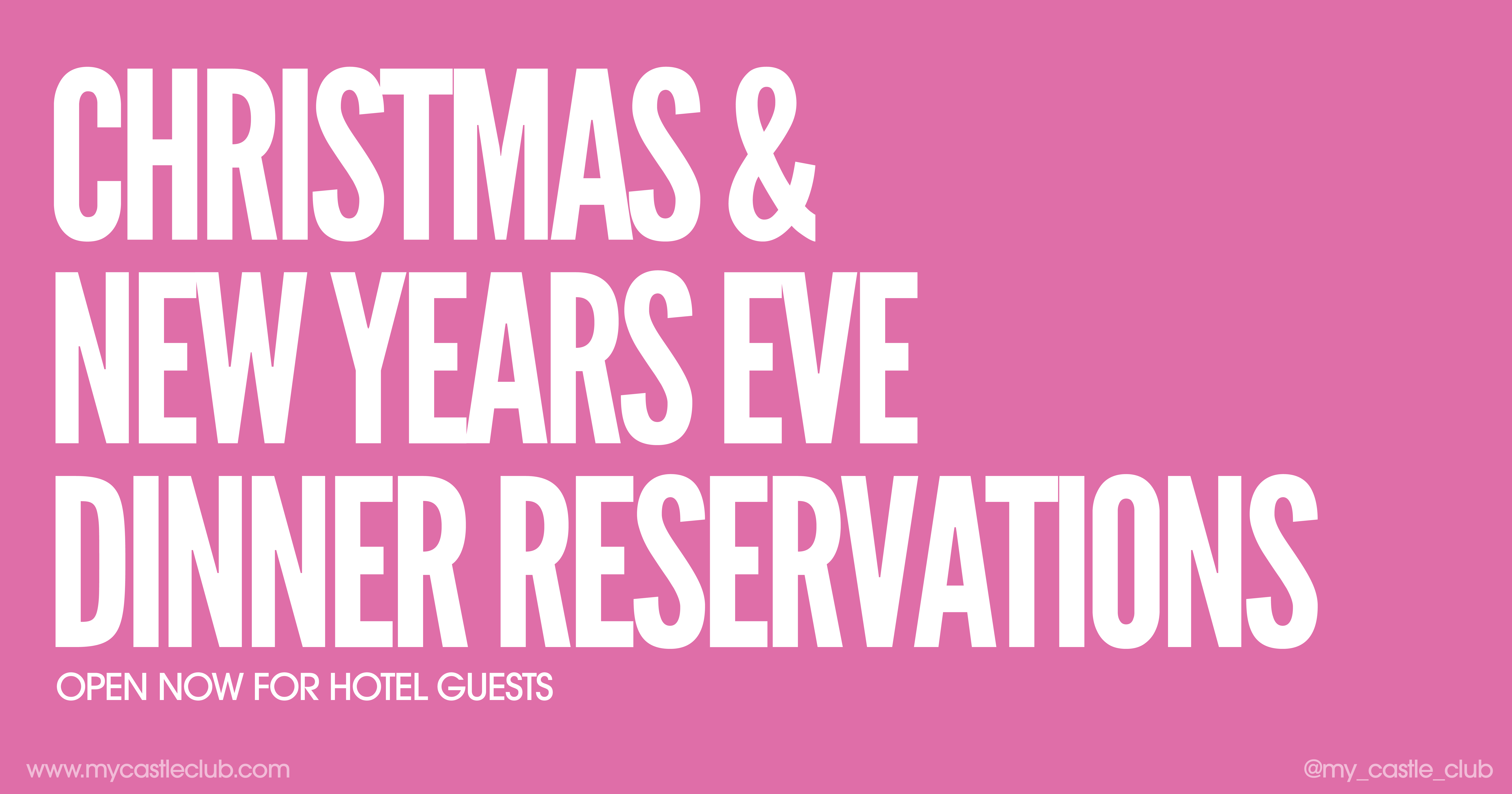 Christmas Eve and New Years Eve Dinner Reservations at Disneyland Paris