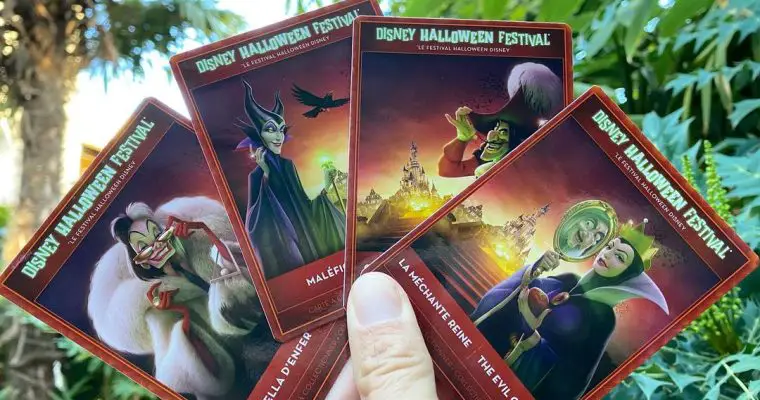 Disneyland Paris Halloween Collectable Cards!