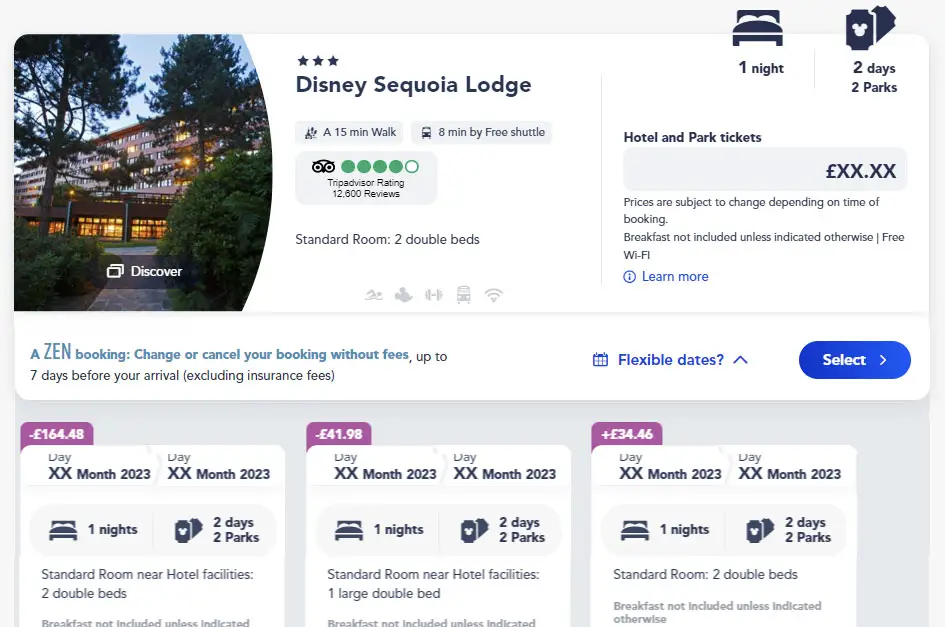 disney-sequoia-lodge-pricing offers discounts savings