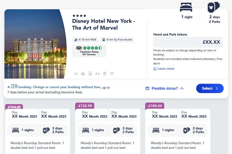Disney Hotel New York - The Art of Marvel Compare Price