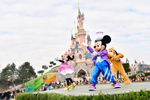 Mickey Mouse and Sleeping Beauty Castle