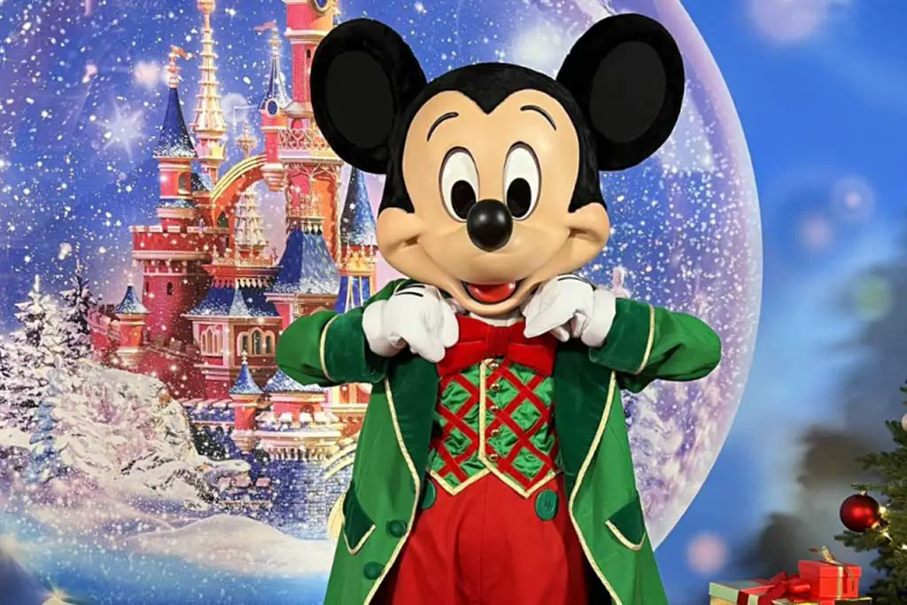 Disneyland Paris Christmas Character Meet and Greets Mickey Mouse