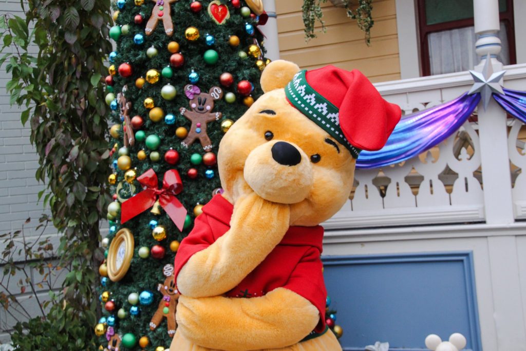 Disneyland Paris Christmas Character Meet and Greets Winnie the Pooh