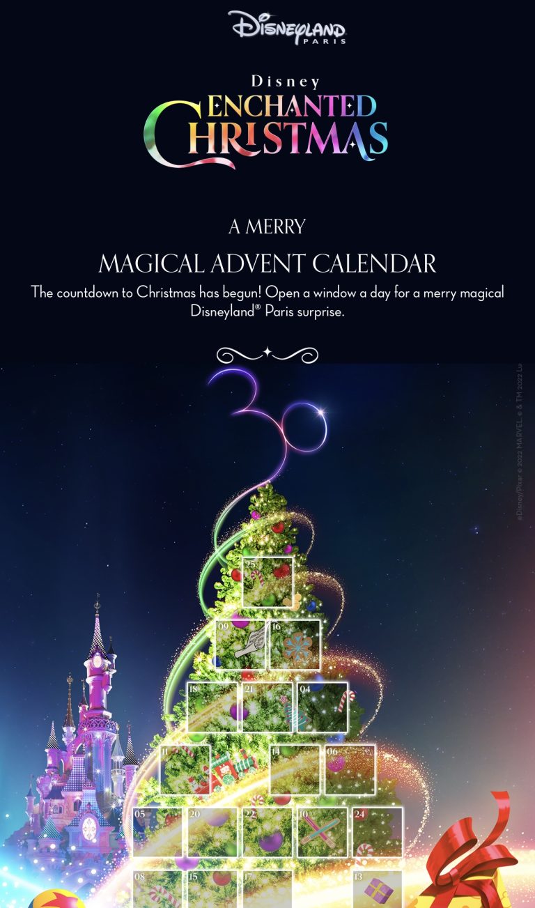 Disneyland Paris Advent Calander