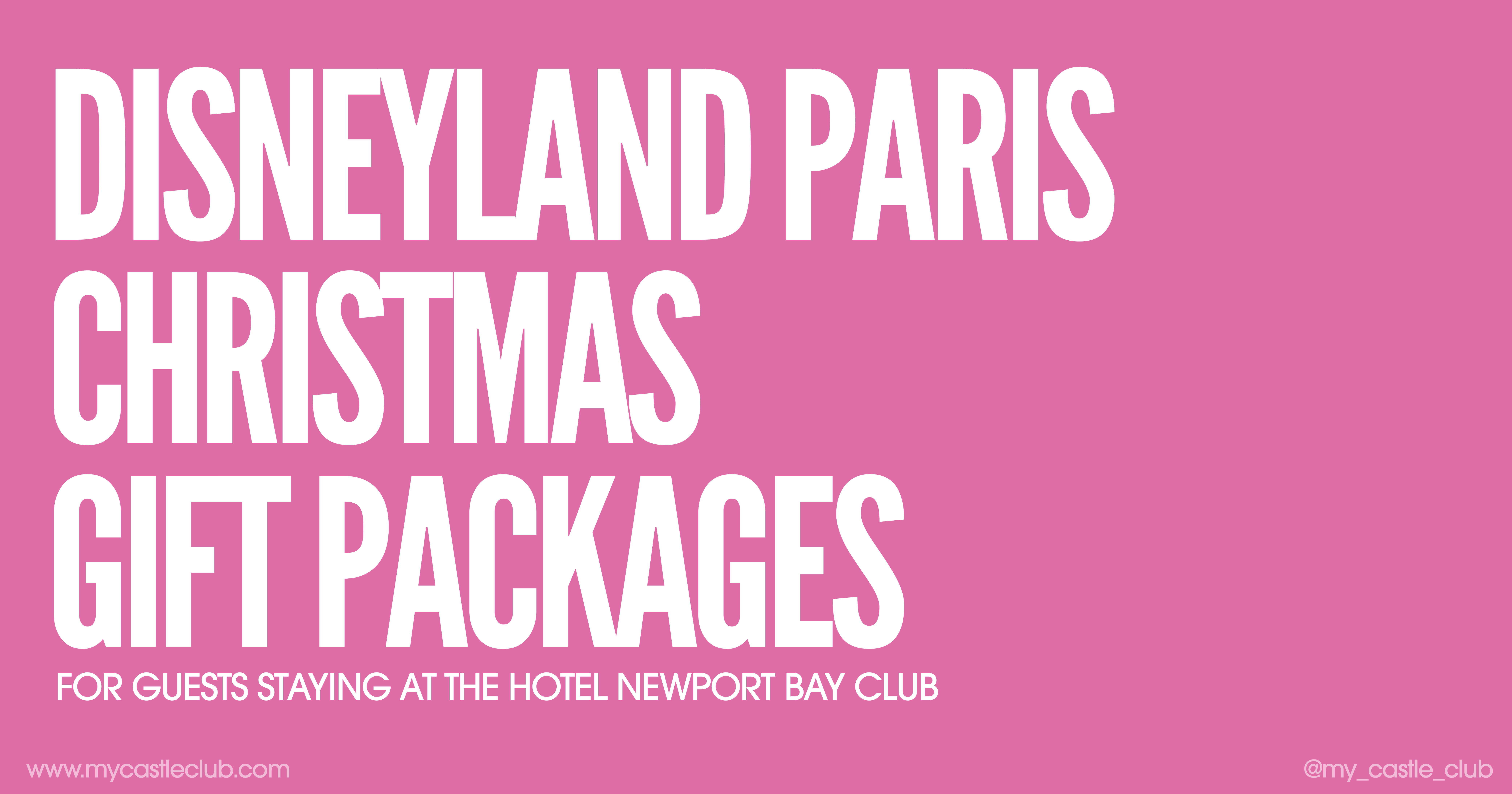 Christmas Room Packages & Presents available for Disneys Newport Bay Club Guests at Disneyland Paris