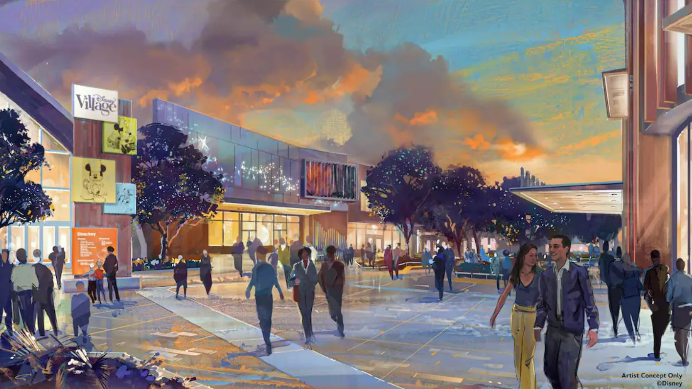 Imagineers Share More Disney Village Concept Art for Disneyland Paris