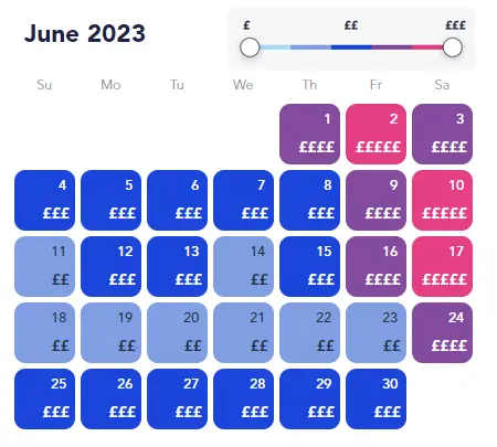 Cheapest dates to visit Disneyland Paris in June