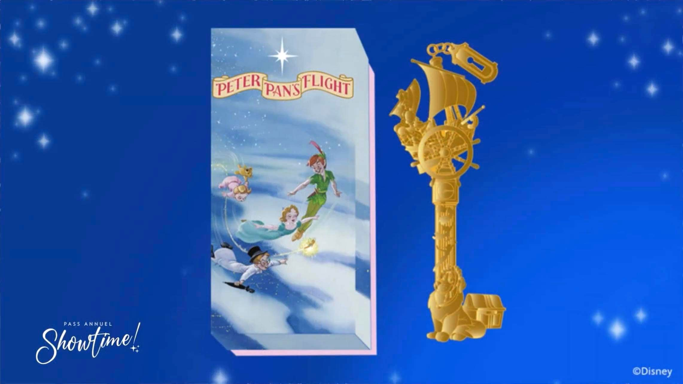 Disneyland Paris share images of Peter Pan Flight and Main Street Transportation Collectible Keys