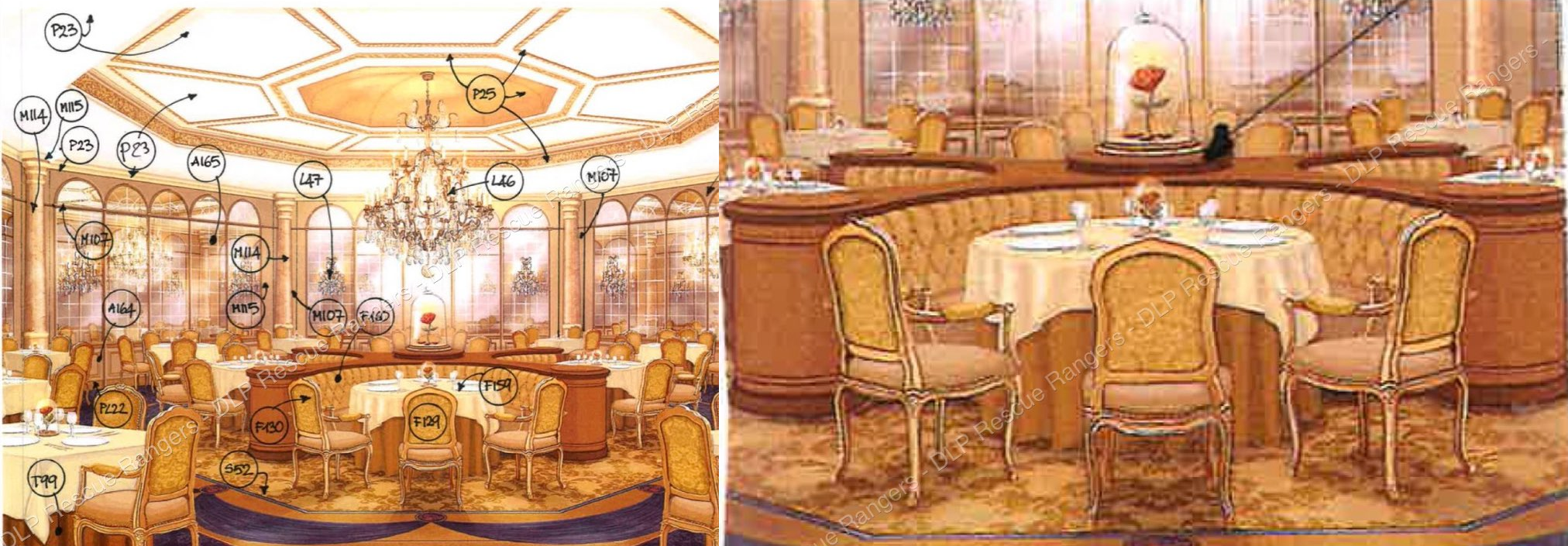 Disneyland Hotel Royal Transformation Continues, Restaurants Concept Art Released