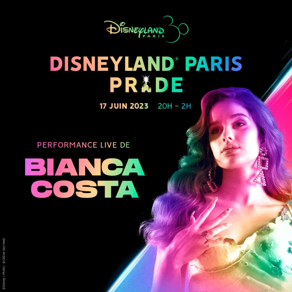 Disneyland Paris Pride 2023 bianca costa