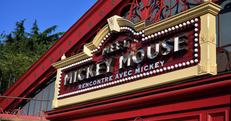 Meet Mickey Mouse closed for Refurbishment at Disneyland Paris!
