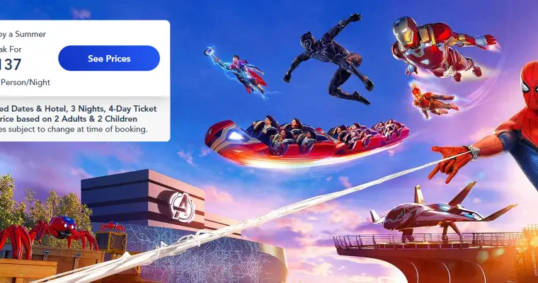 Avengers Campus Disneyland Paris Hotel & Ticket Offer