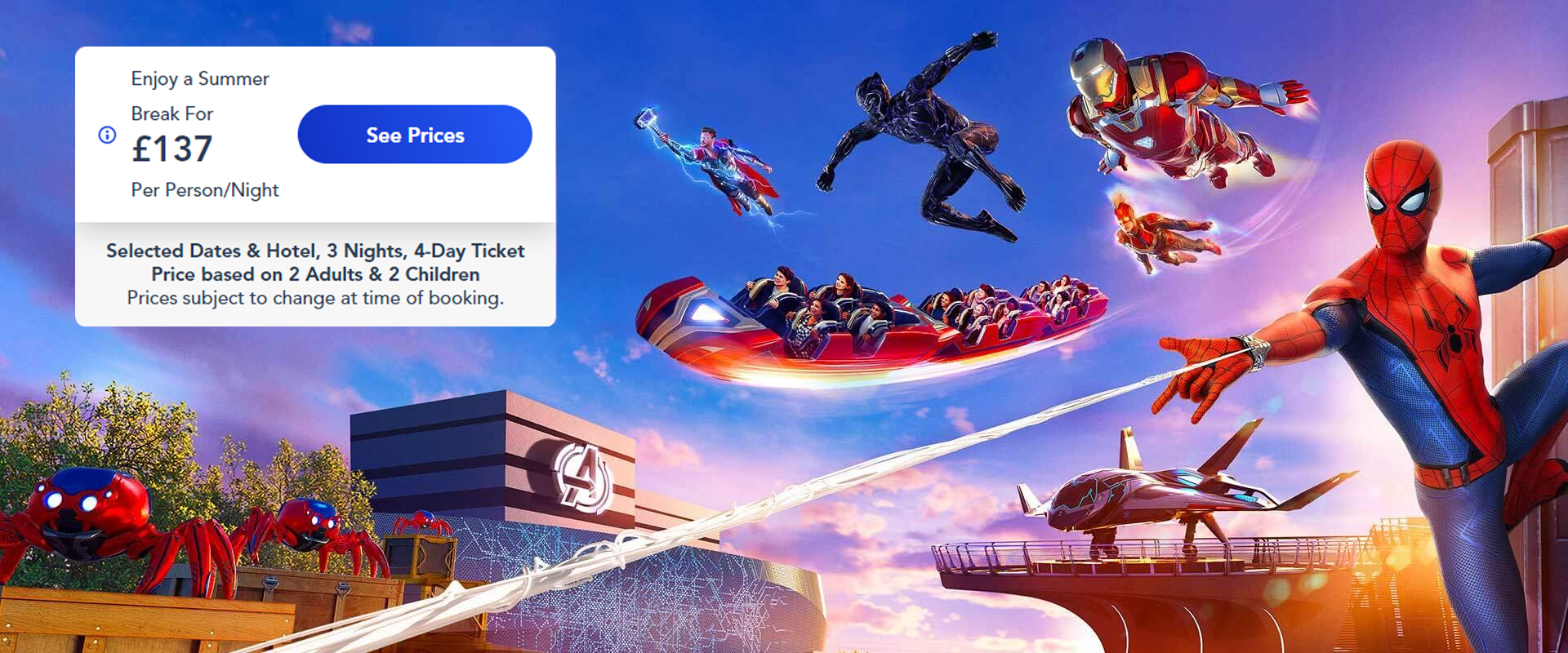 Avengers Campus Disneyland Paris Hotel & Ticket Offer