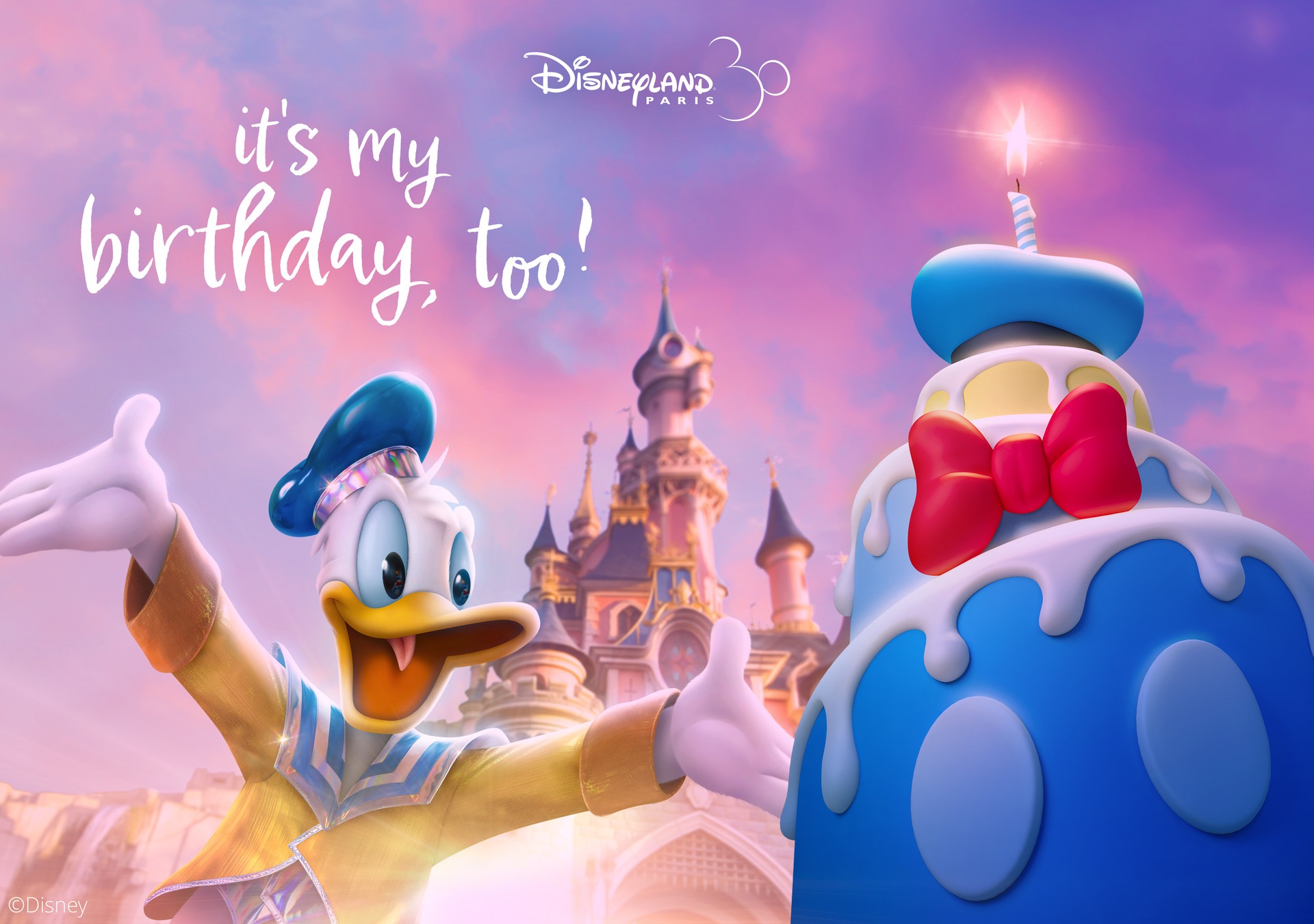 Celebrate Donald Ducks Birthday at Disneyland on 9th June!
