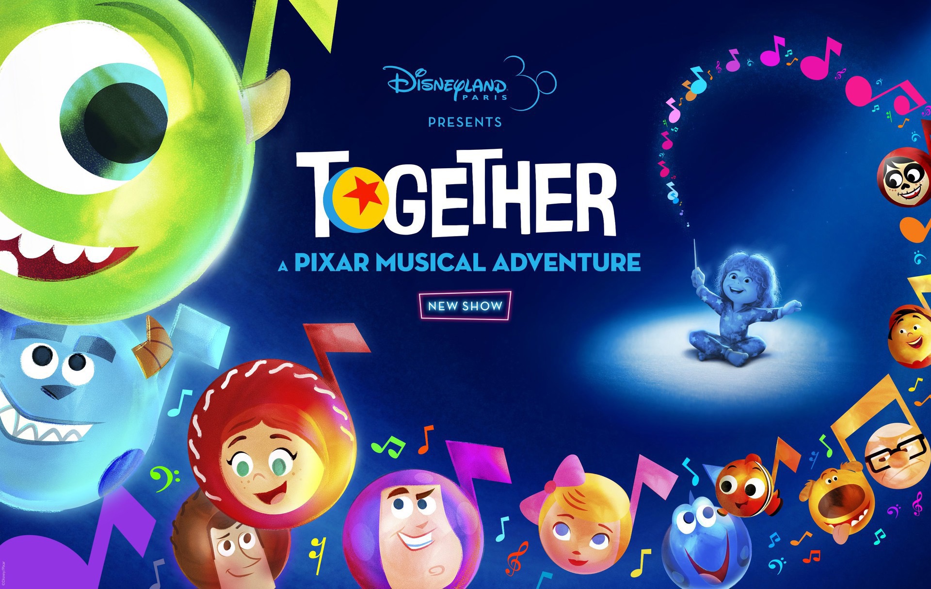 Pixar: A Musical Adventure Debuts on the 15th July at Disneyland Paris