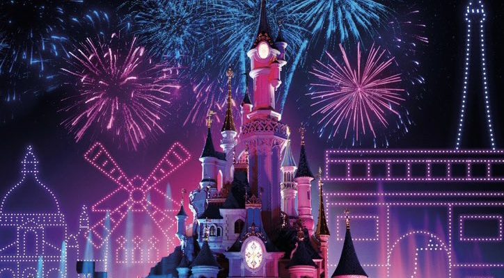 Brand New Drone Display planned for Bastille Day on the 14th July 2023 at Disneyland Paris