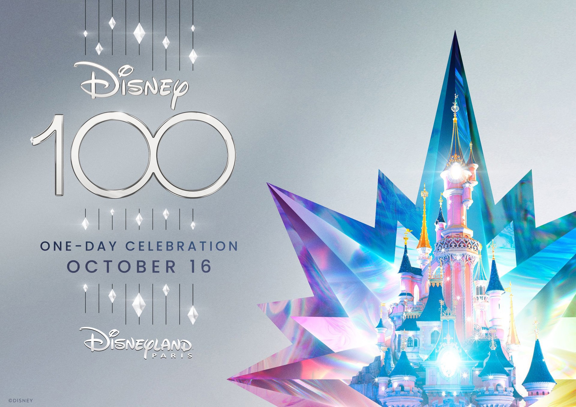 One Day celebration for Disney 100 at Disneyland Paris!