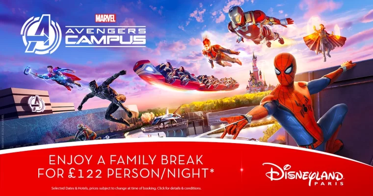 Heroic Savings on a family break to Disneyland Paris this Easter School Holiday, for £122 per person/night
