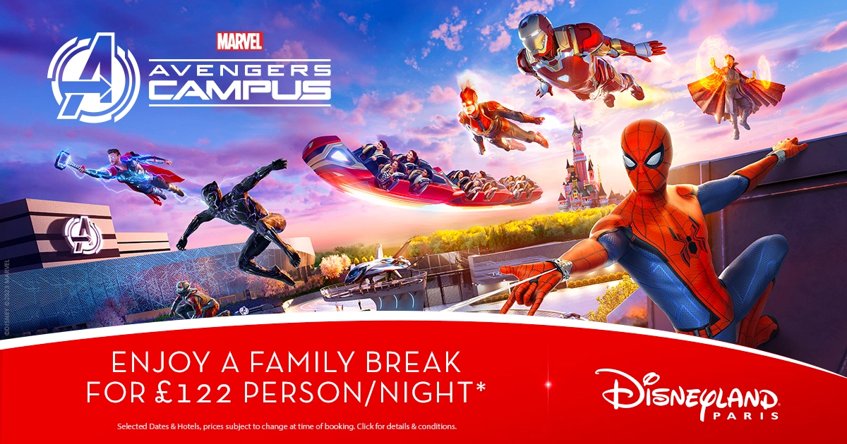 Heroic Savings on a family break to Disneyland Paris this Easter School Holiday, for £122 per person/night