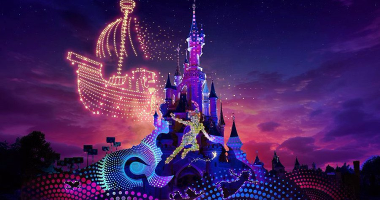 Disney Symphony of Colors: New Drone Show Inspired by the Main Street Electrical Parade
