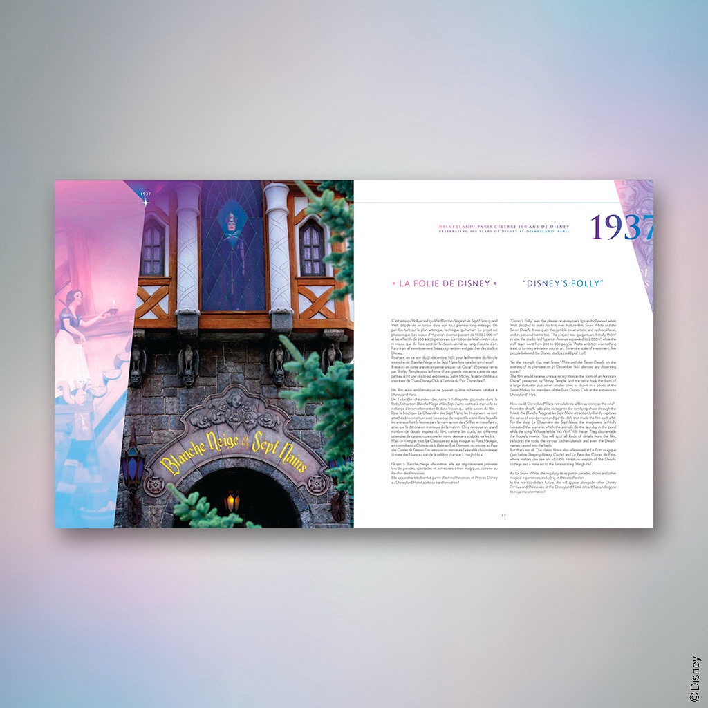 Celebrating 100 Years of Disney at Disneyland Paris book