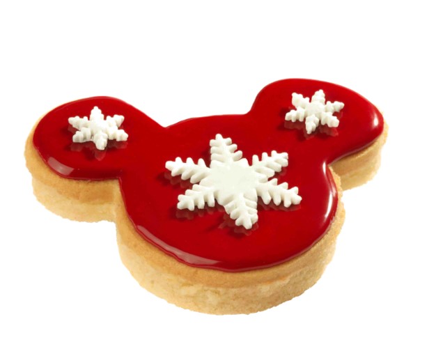 mickey snowflake cookie christmas disneyland paris