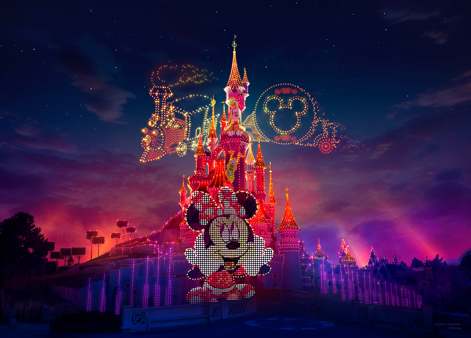 Disneyland Paris Spectacular Electrical Sky Parade Extended until 6th January 2025!