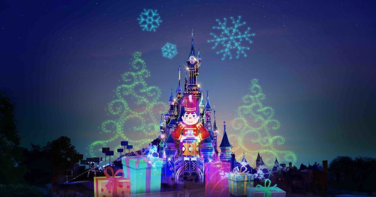 Magical News: Disneyland Paris Unveils Enchanting Christmas Drone Show!