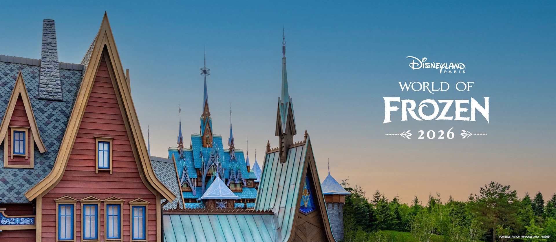 Kingdom of Arendelle, World of Frozen Land will open in 2026 at Disneyland Paris